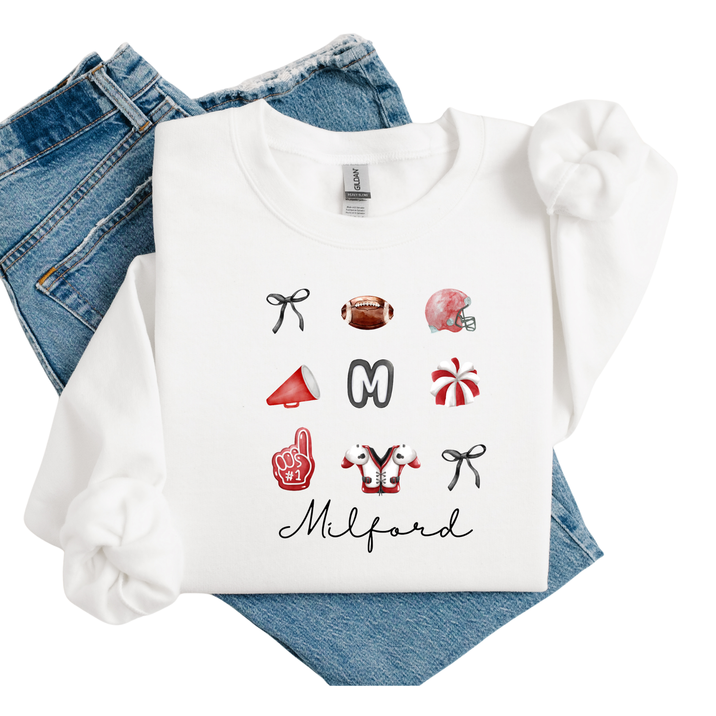 Milford Watercolor Crewneck