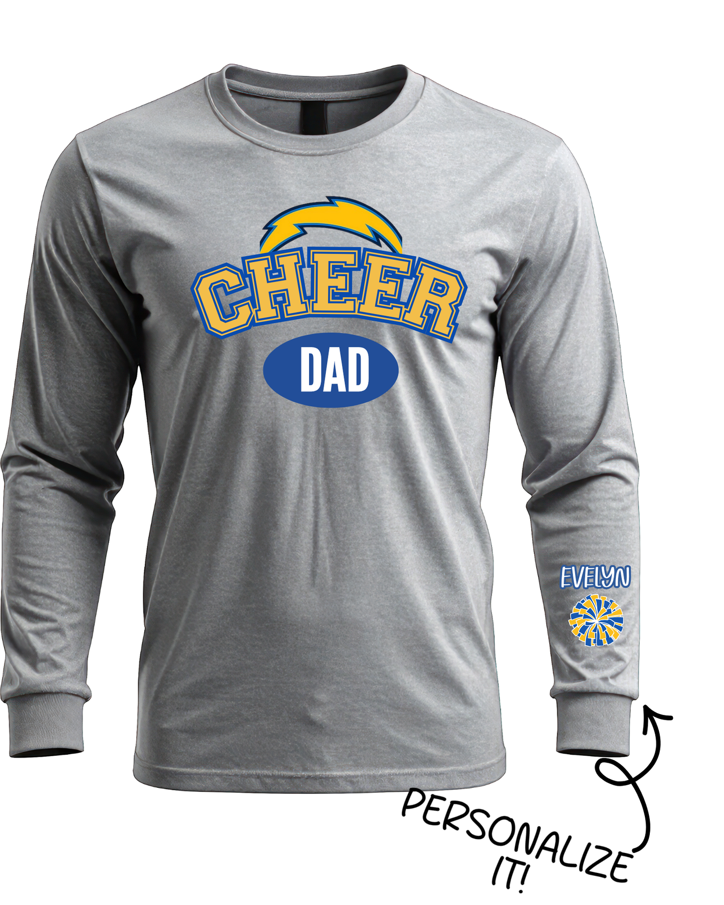 Chargers Cheer Dad