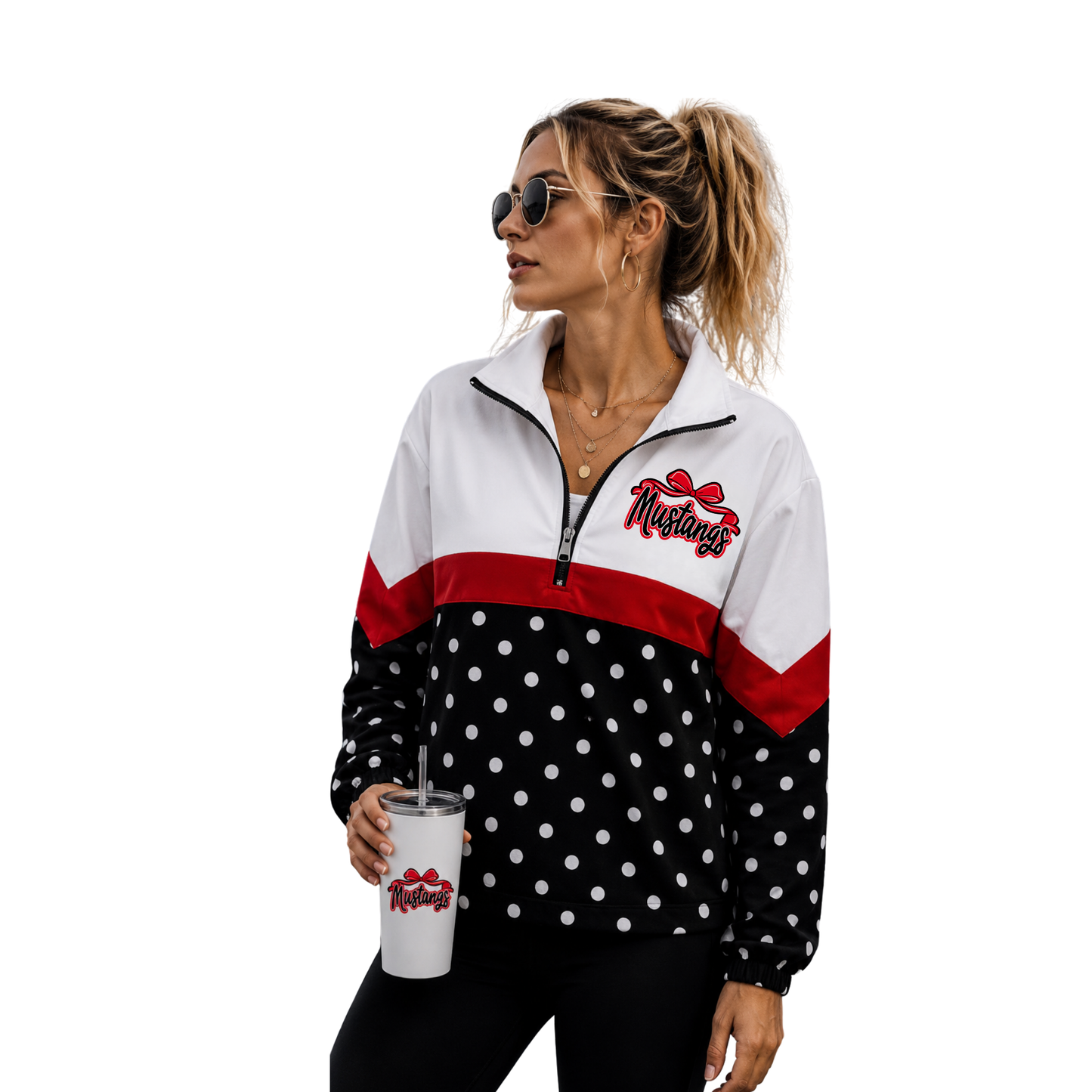 Mustangs 1/4 Quarter Zip
