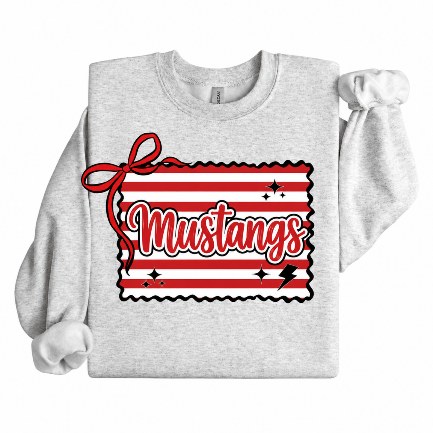 Mustangs Preppy Crewneck