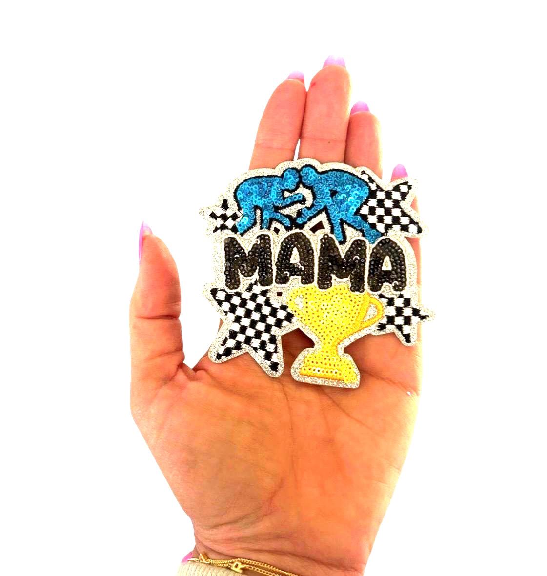 Wrestling Patches, Wrestling Mama Patch, Girls Wrestling Patch, Iron on Wrestling Patch, Patches for Wrestlers, Sports Patches