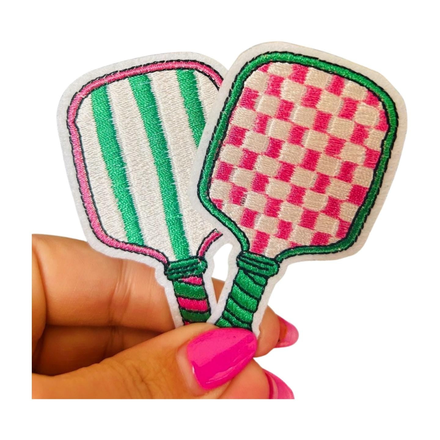 Pickleball Iron-On Patch: Dink It, Paddle, Flower & More
