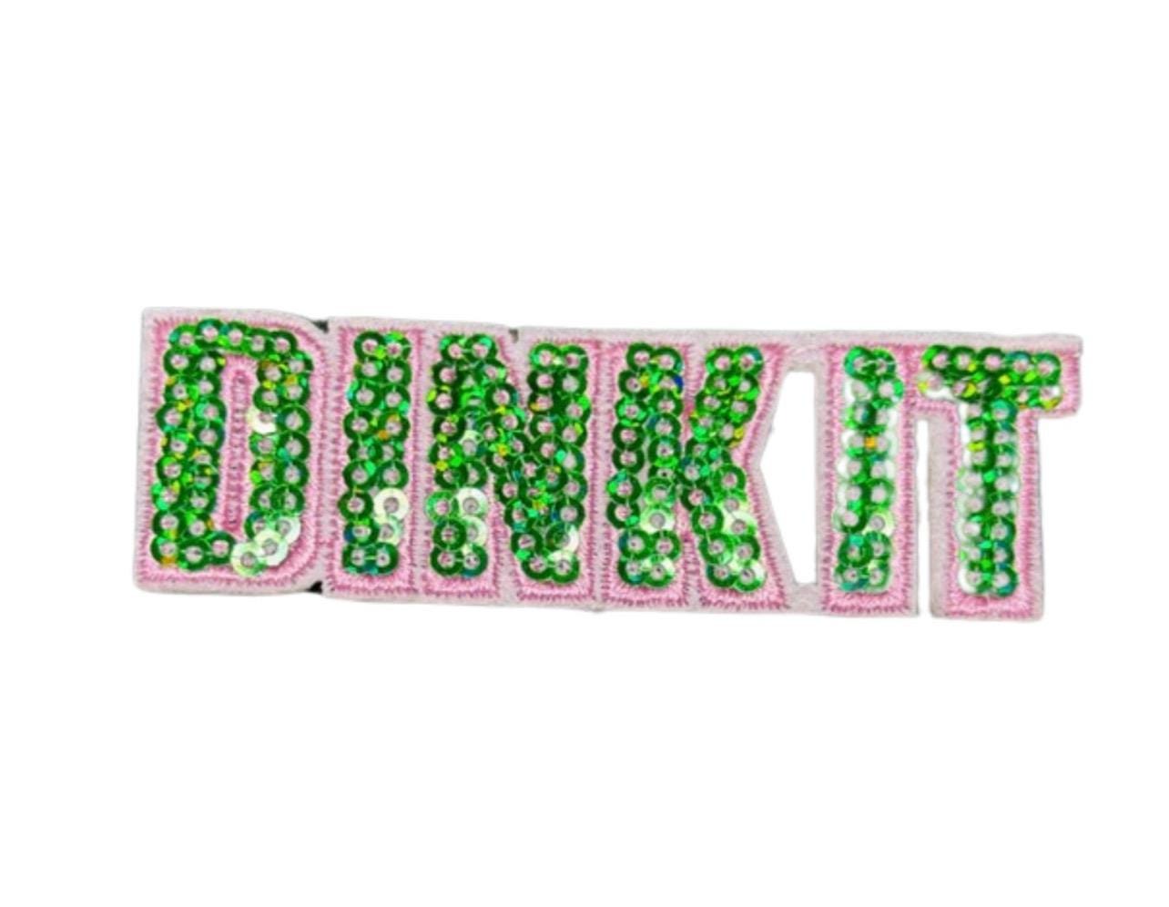 Pickleball Iron-On Patch: Dink It, Paddle, Flower & More