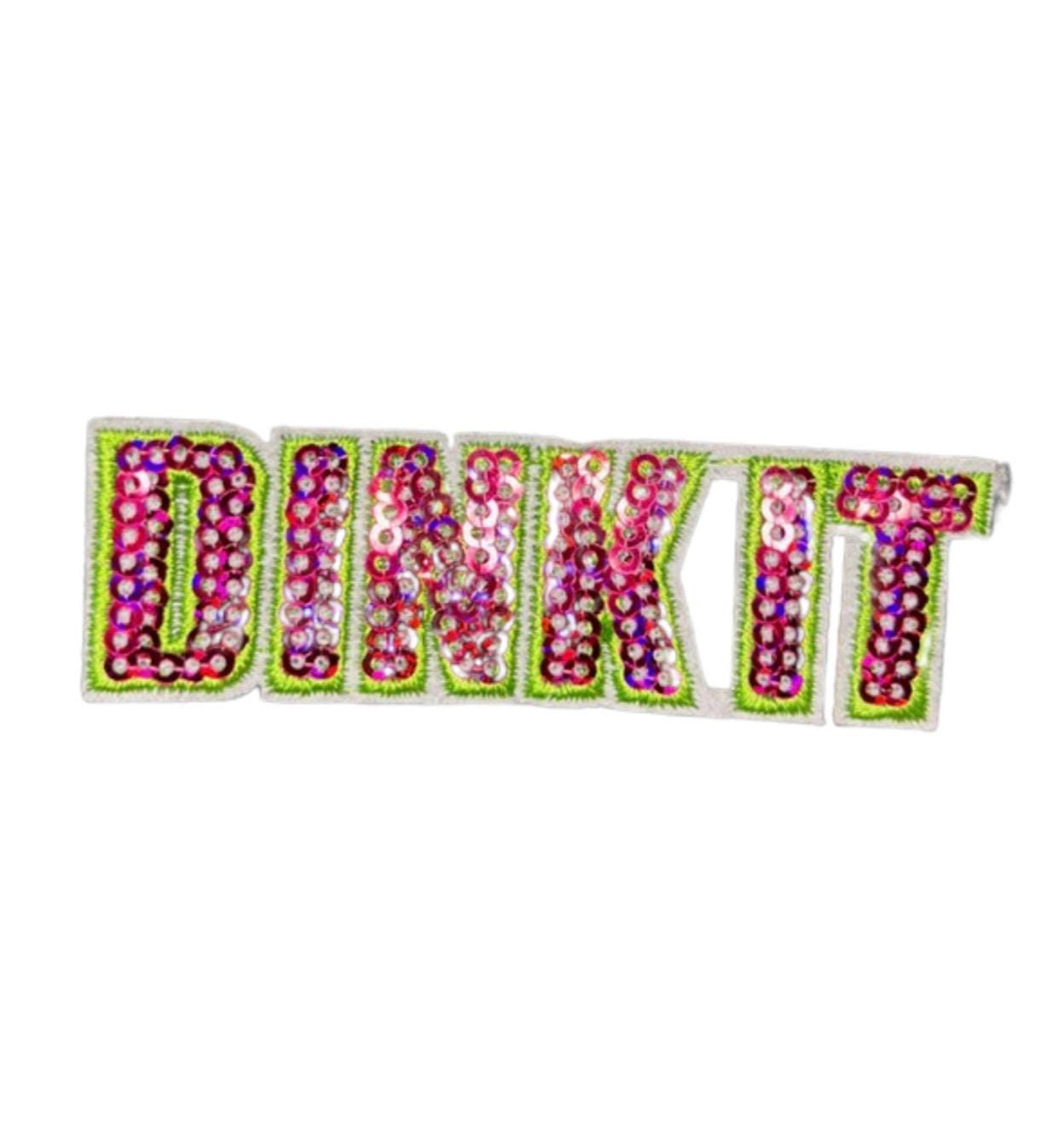 Pickleball Iron-On Patch: Dink It, Paddle, Flower & More