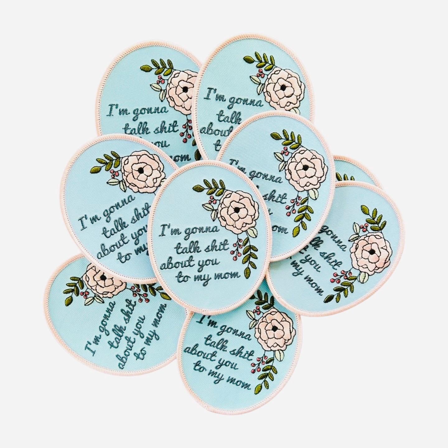 Funny Iron On Patch - Embroidered Patches - Iron On Patches for Jackets - Girly Patches