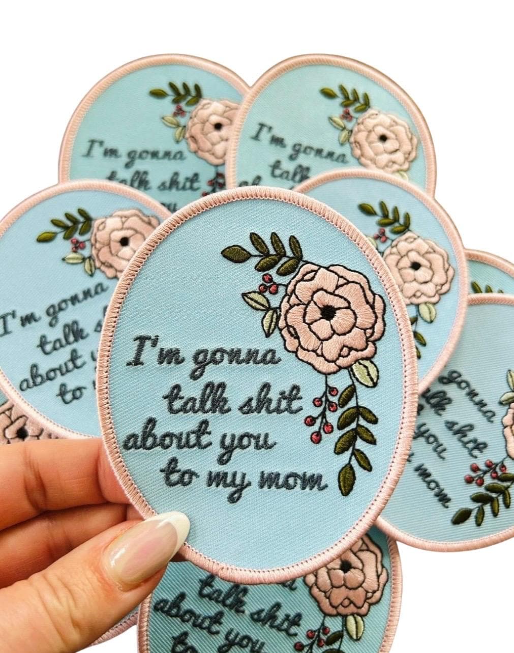 Funny Iron On Patch - Embroidered Patches - Iron On Patches for Jackets - Girly Patches