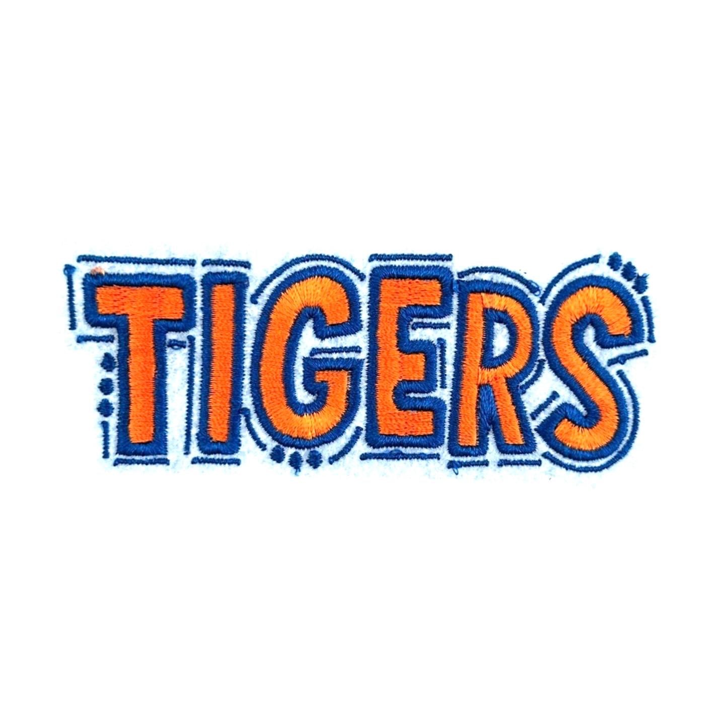 Detroit Tigers Patch: Embroidered Baseball Applique