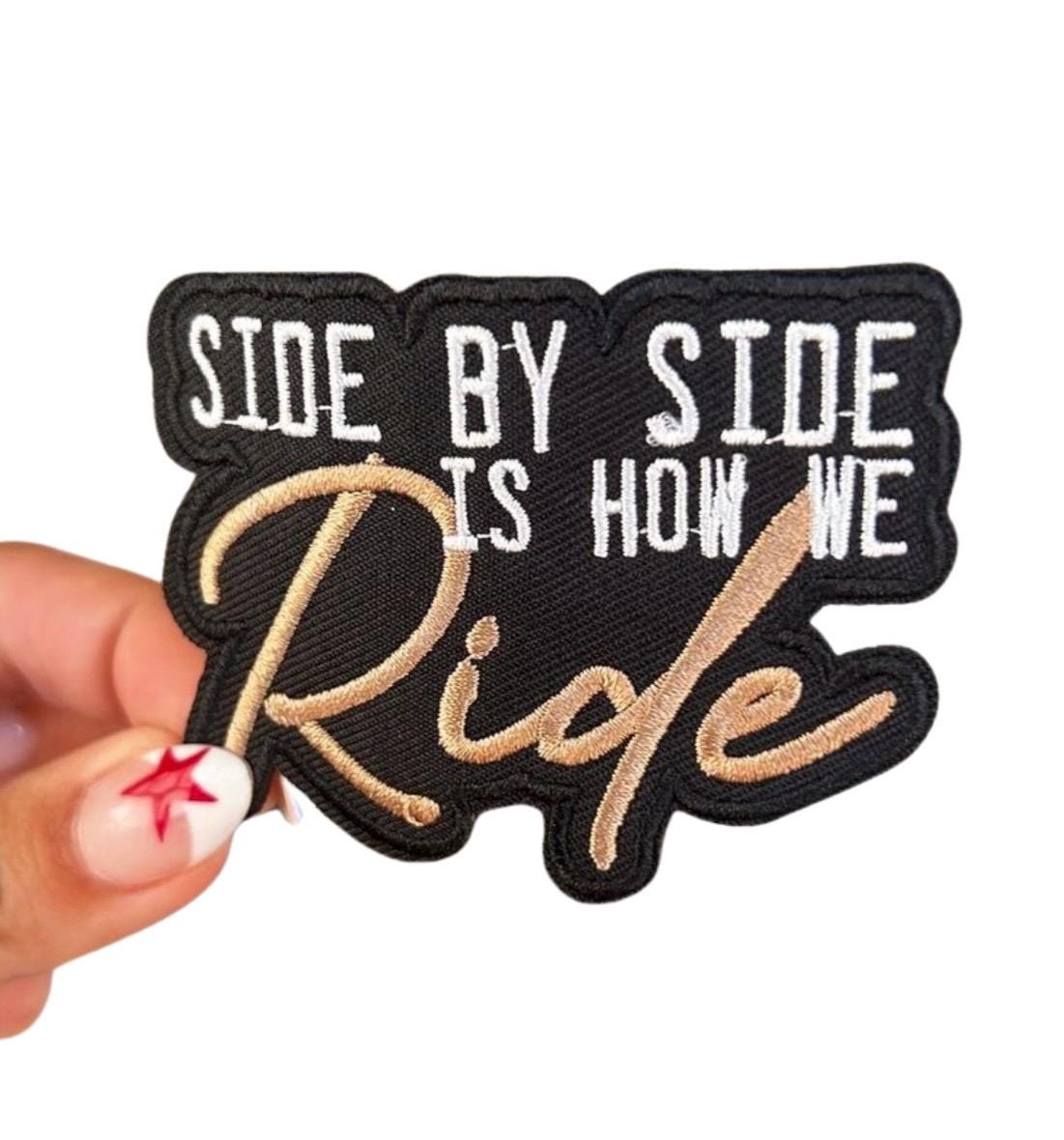 RZR UTV Iron On Patch: Off Road Vehicle Embroidered Applique
