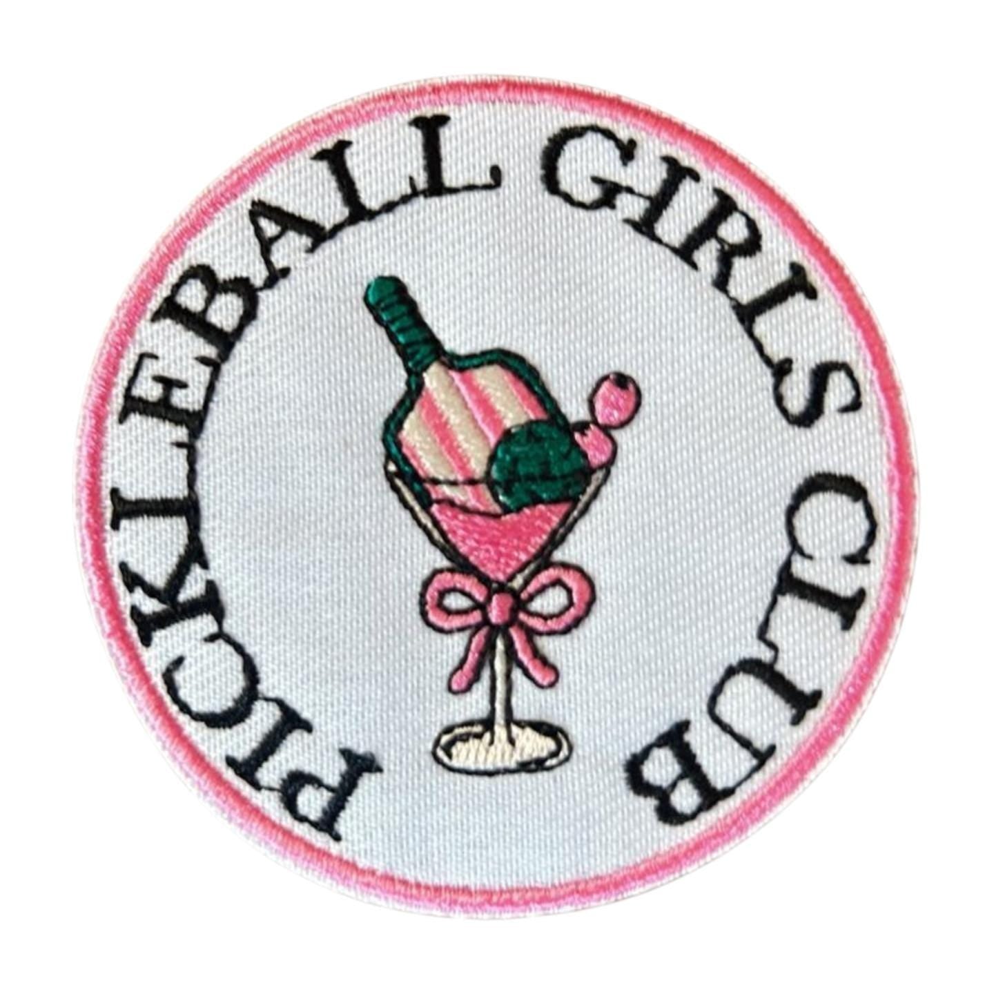 Pickleball Iron-On Patch: Dink It, Paddle, Flower & More