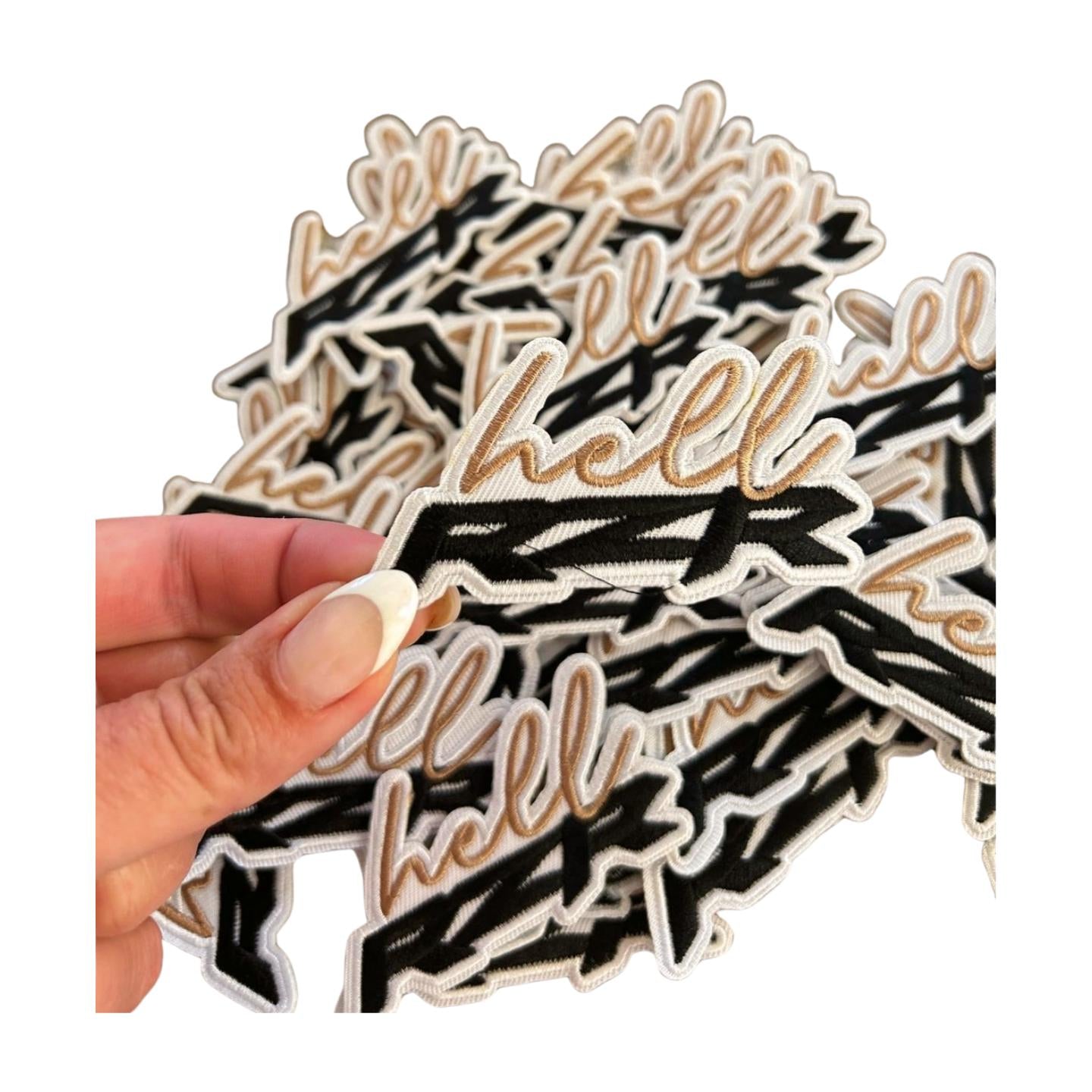 RZR UTV Iron On Patch: Off Road Vehicle Embroidered Applique
