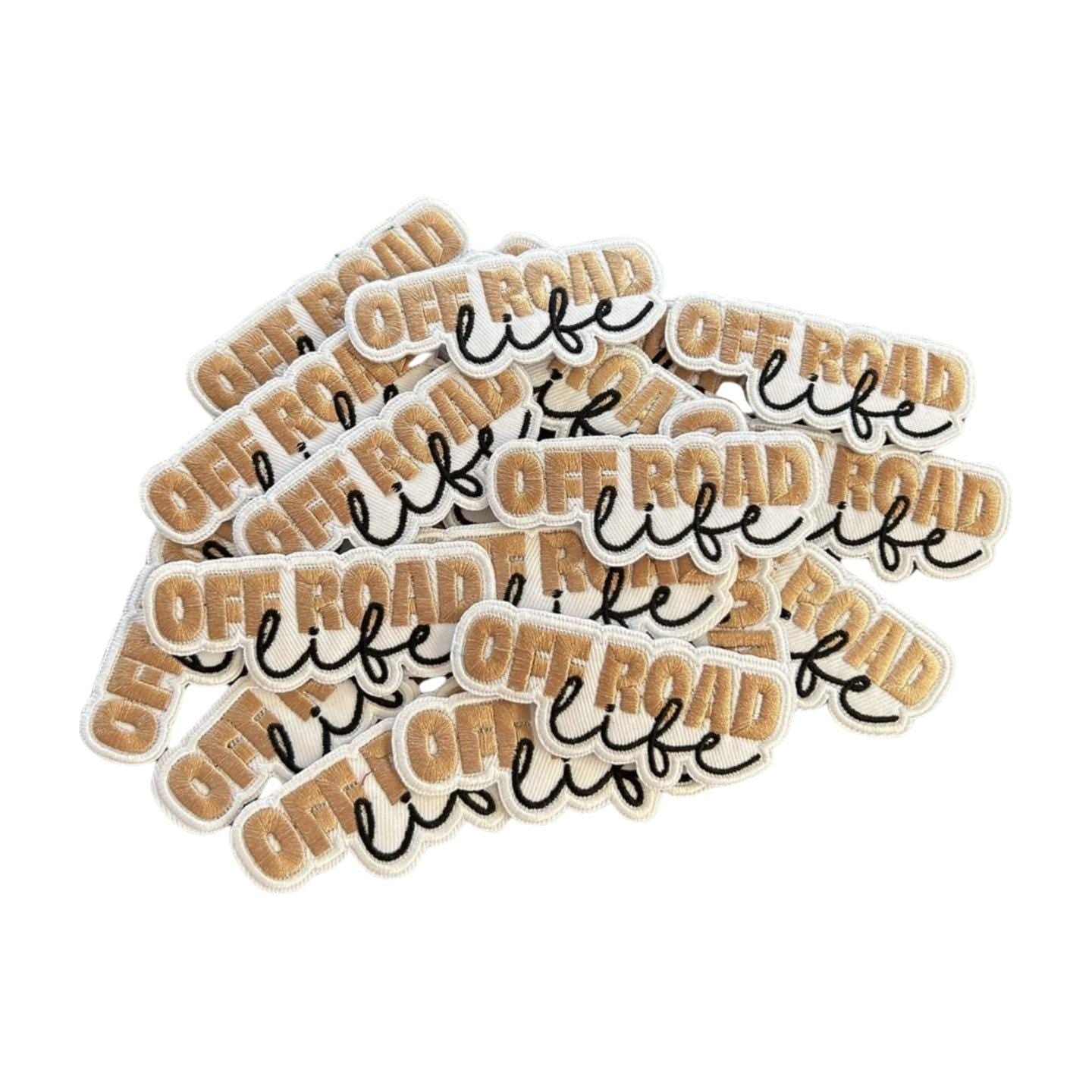 RZR UTV Iron On Patch: Off Road Vehicle Embroidered Applique