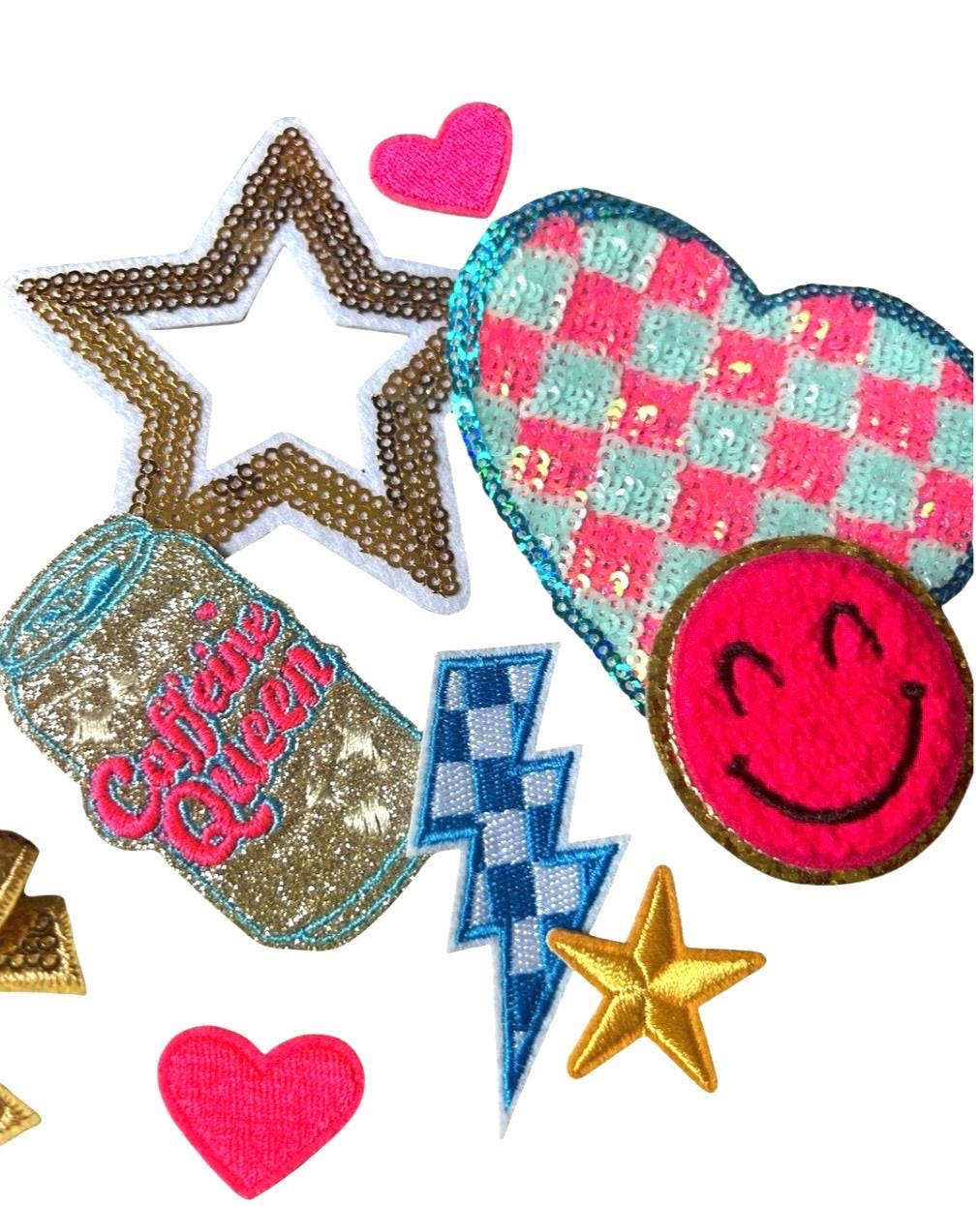 Caffeine Queen Patch, Drink Iron On Patches, Adult Patches, Energy Drink Patches, Caffeine Addict Gift