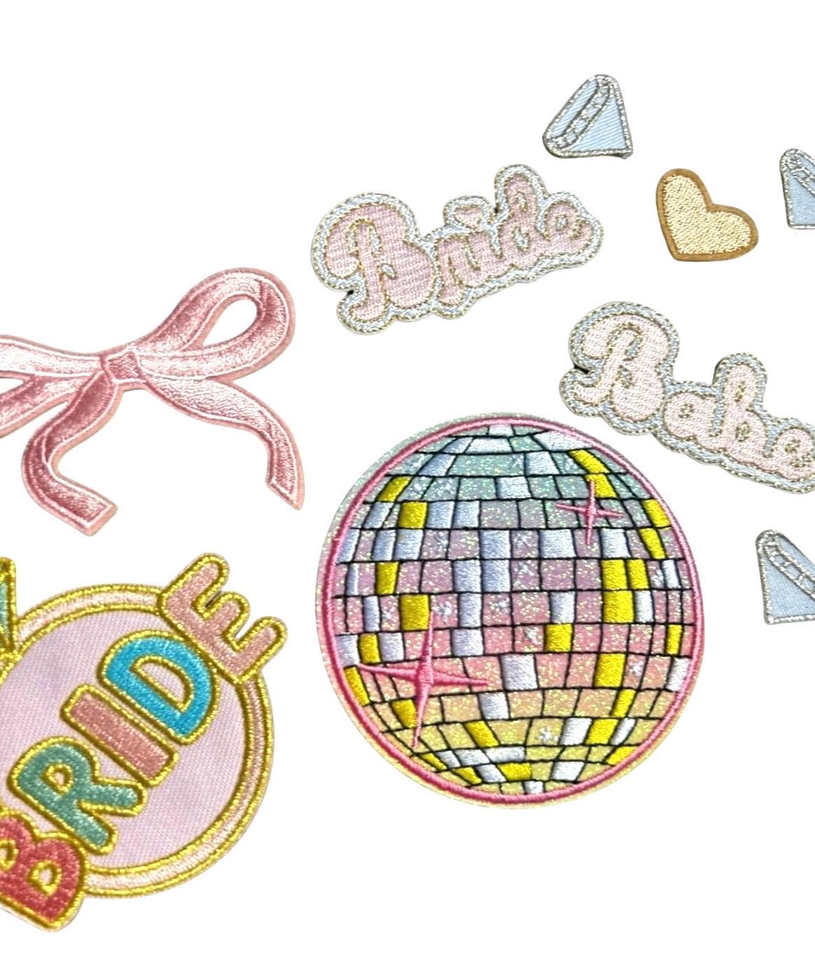 Bride Iron-On Patches: Diamond Ring, Bachelorette Party Patches