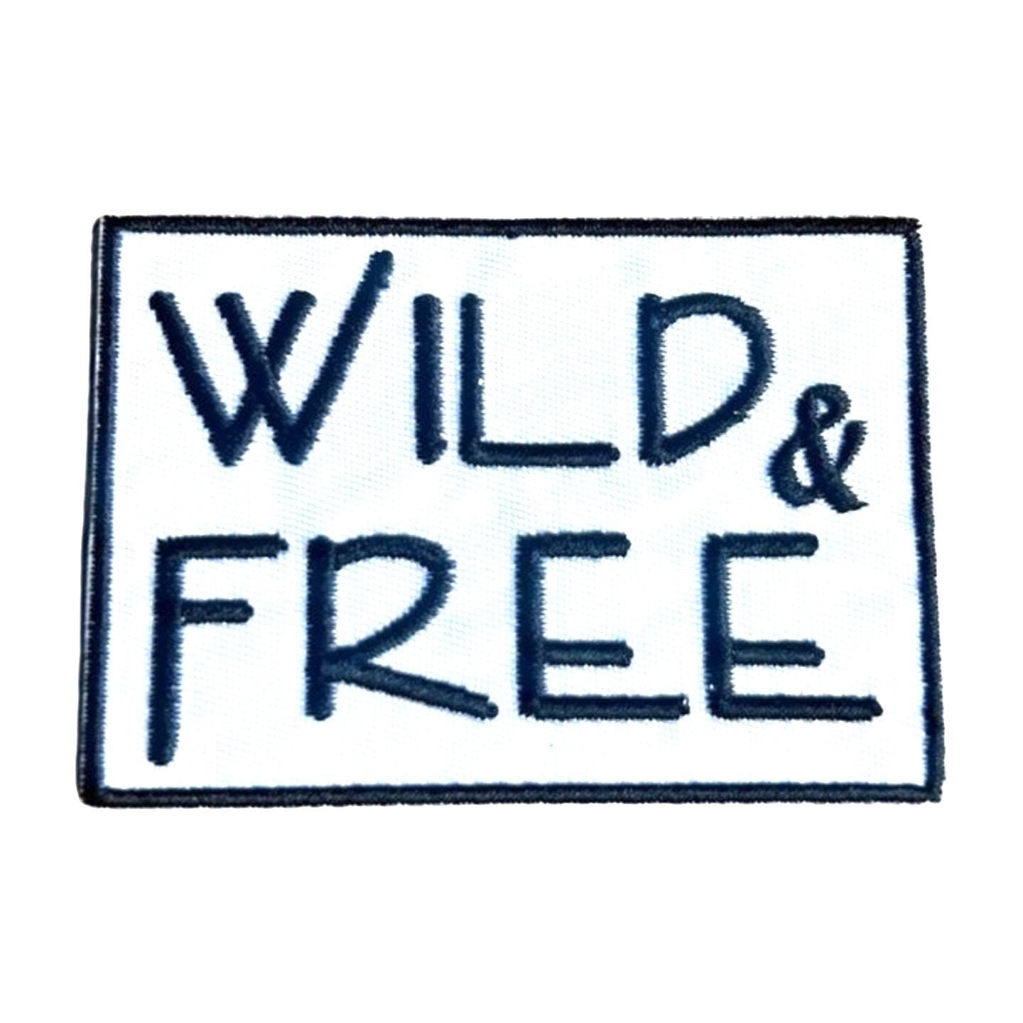 Wild and Free Iron-On Patch: Animal Print Applique