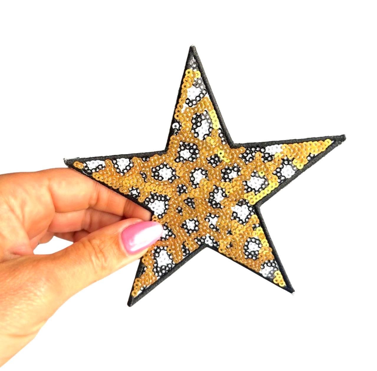 Dance Mom Embroidered Iron-On Patch Bundle: Star, Lightning Bolt, Bow