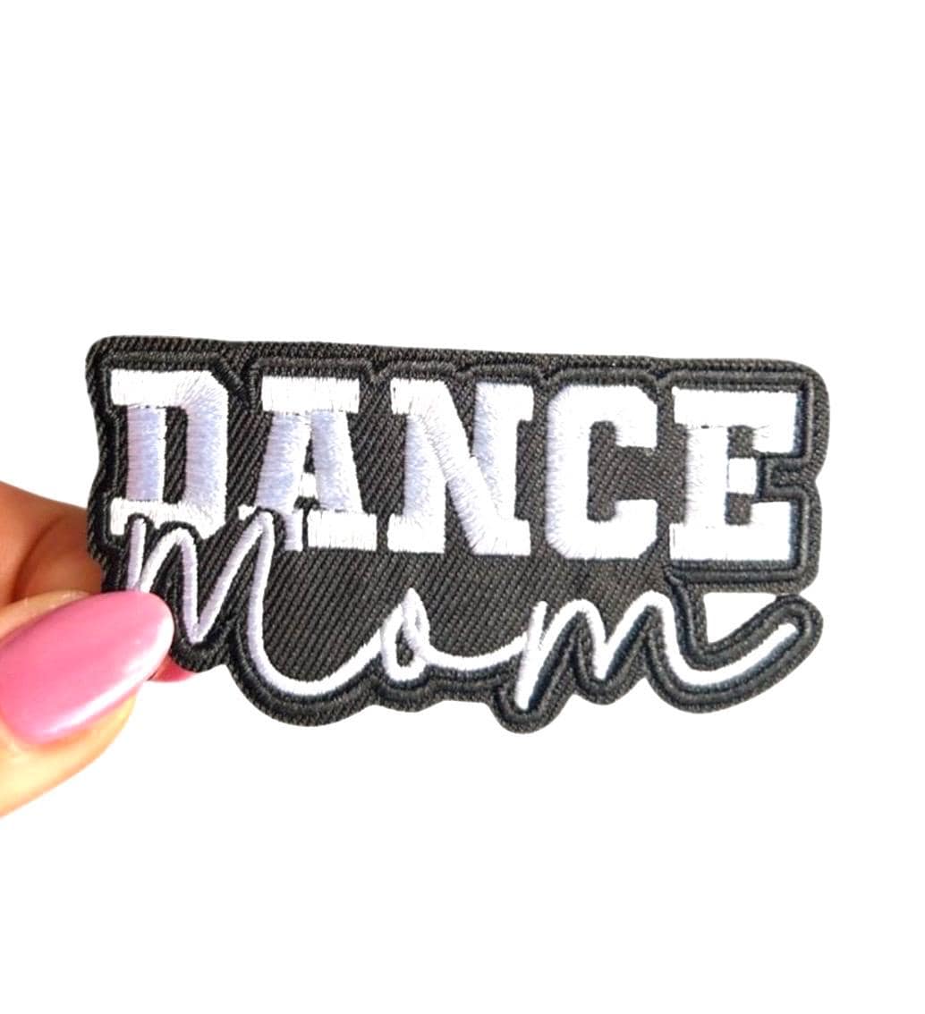 Embroidered Dance Mom Patch Bundle: Iron-On Patches for Jackets