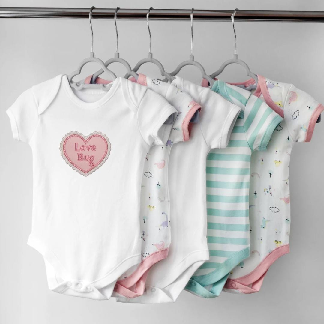 DIY Baby Shower Onesie & Bib Patch Bar Kit: Interactive Activity