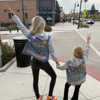 Brighton Bulldogs Custom Denim Jacket