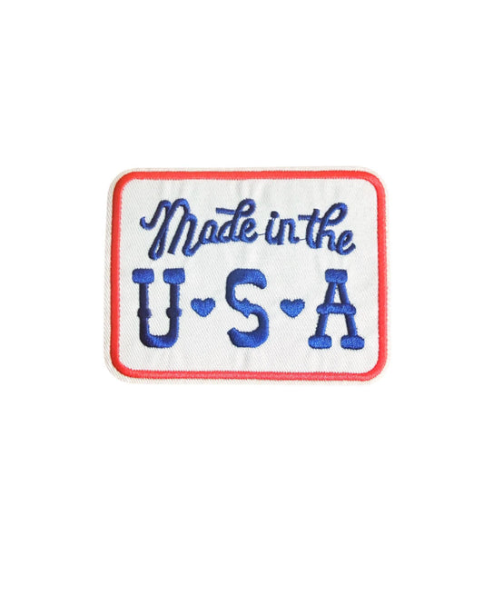 4th of July Patch, Made in the USA embroidered patch