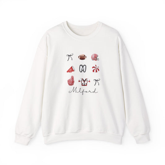 Milford Mustang Watercolor Sweatshirt