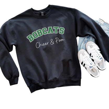 Bobcats Cheer & Pom Unisex Crewneck Sweatshirt