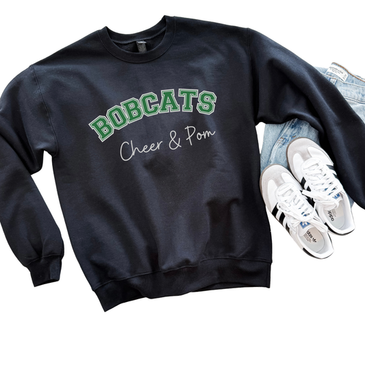 Bobcats Cheer & Pom Unisex Crewneck Sweatshirt
