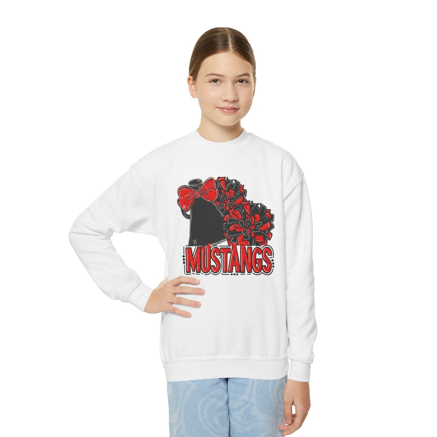 Mustangs Youth Crewneck Sweatshirt