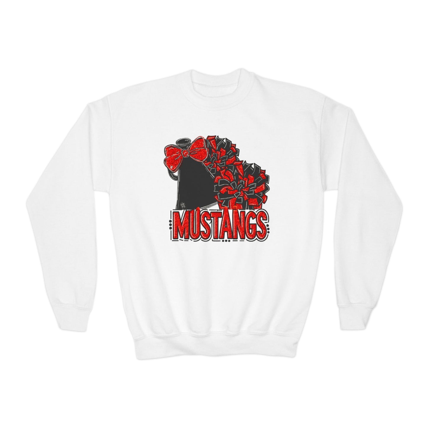 Mustangs Youth Crewneck Sweatshirt
