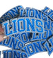 Detroit Lions 3 inch Iron On Patch