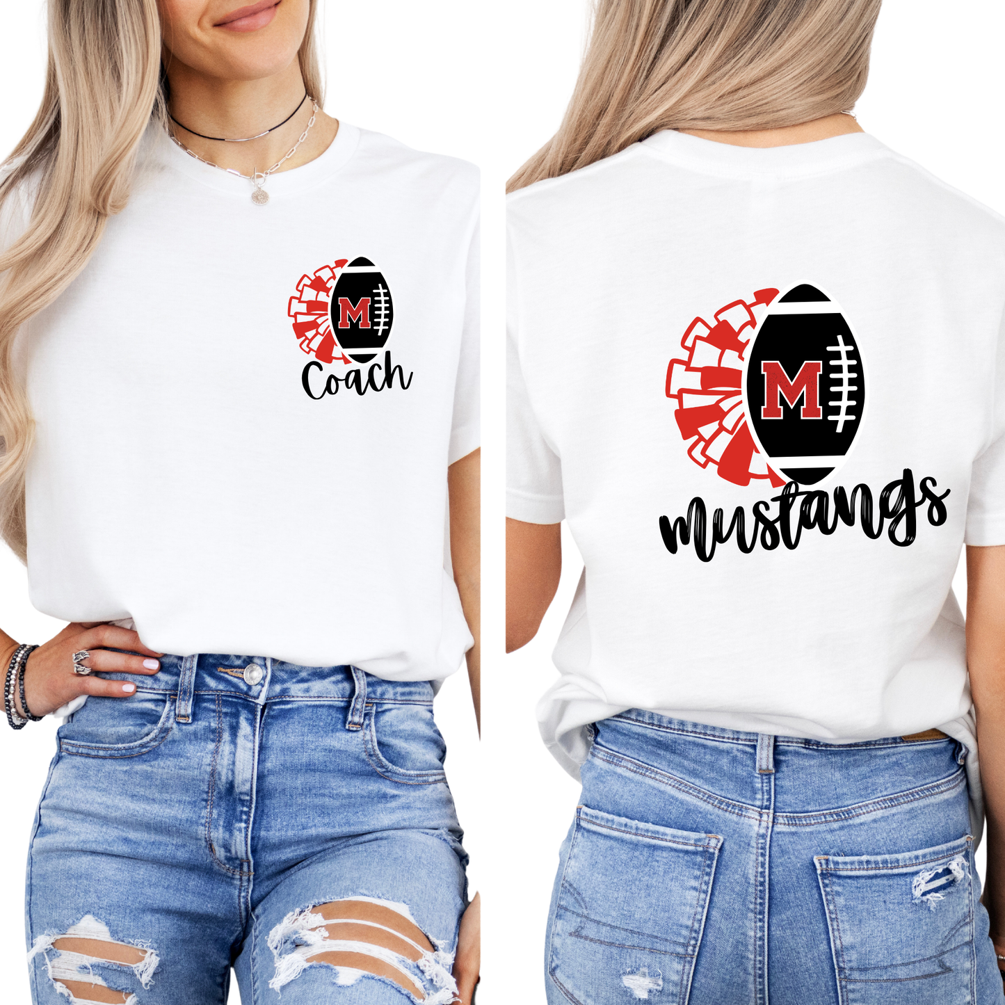 Mustangs Coach Women's Tee