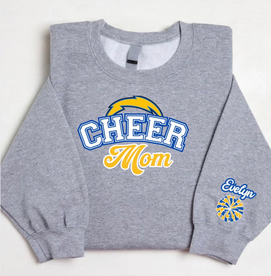Chargers Cheer Mom