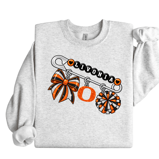 Livonia Orioles Cheerfest Charm Crewneck