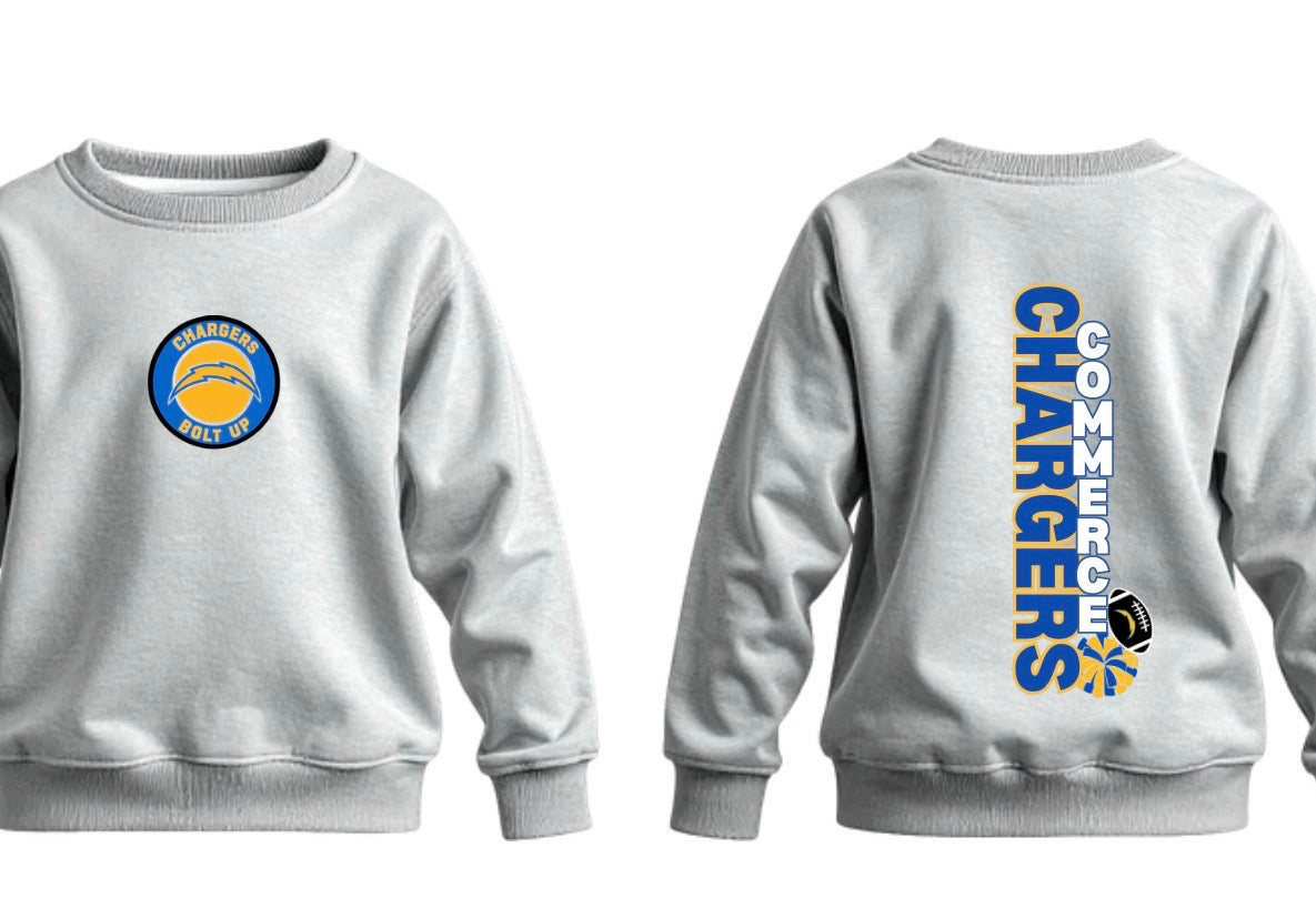 Chargers Crewneck - Football & Cheer