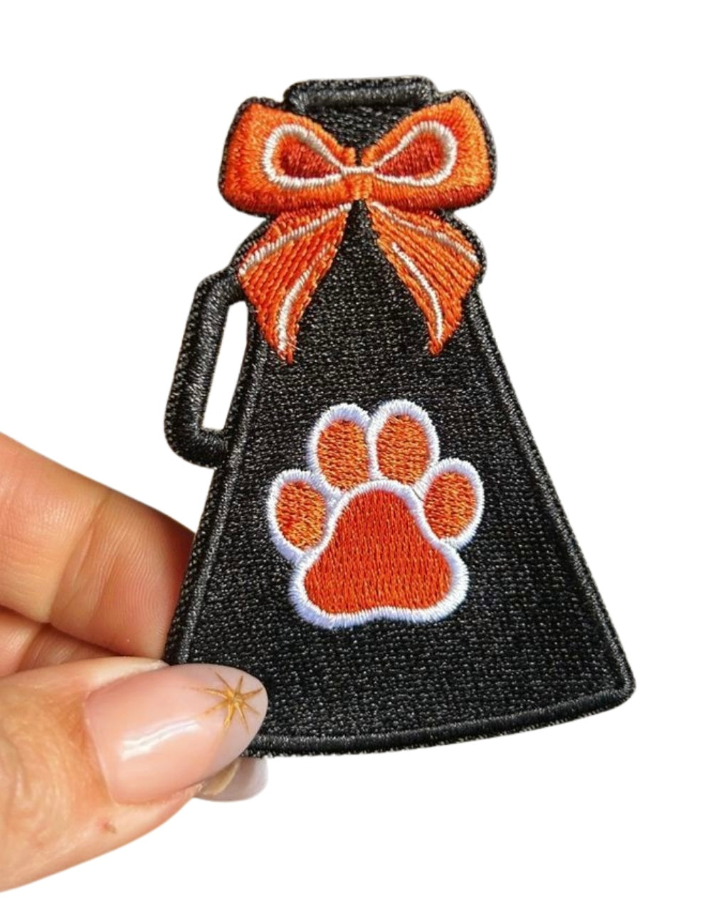 Cheer Megaphone Patch - Bulldogs
