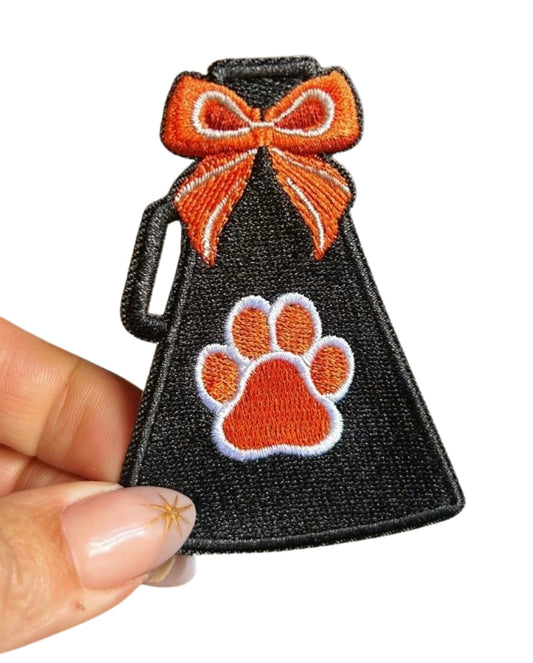 Cheer Megaphone Patch - Bulldogs