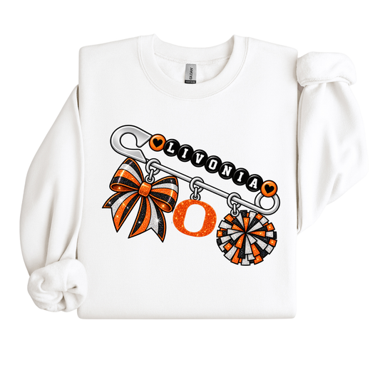 Livonia Orioles Cheerfest Charm Crewneck