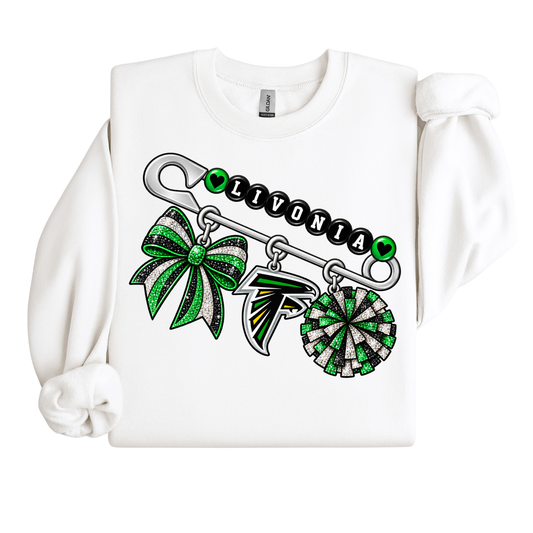Livonia Falcons Cheerfest Charm Crewneck