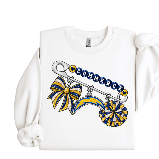 Chargers Cheerfest Charm Crewneck