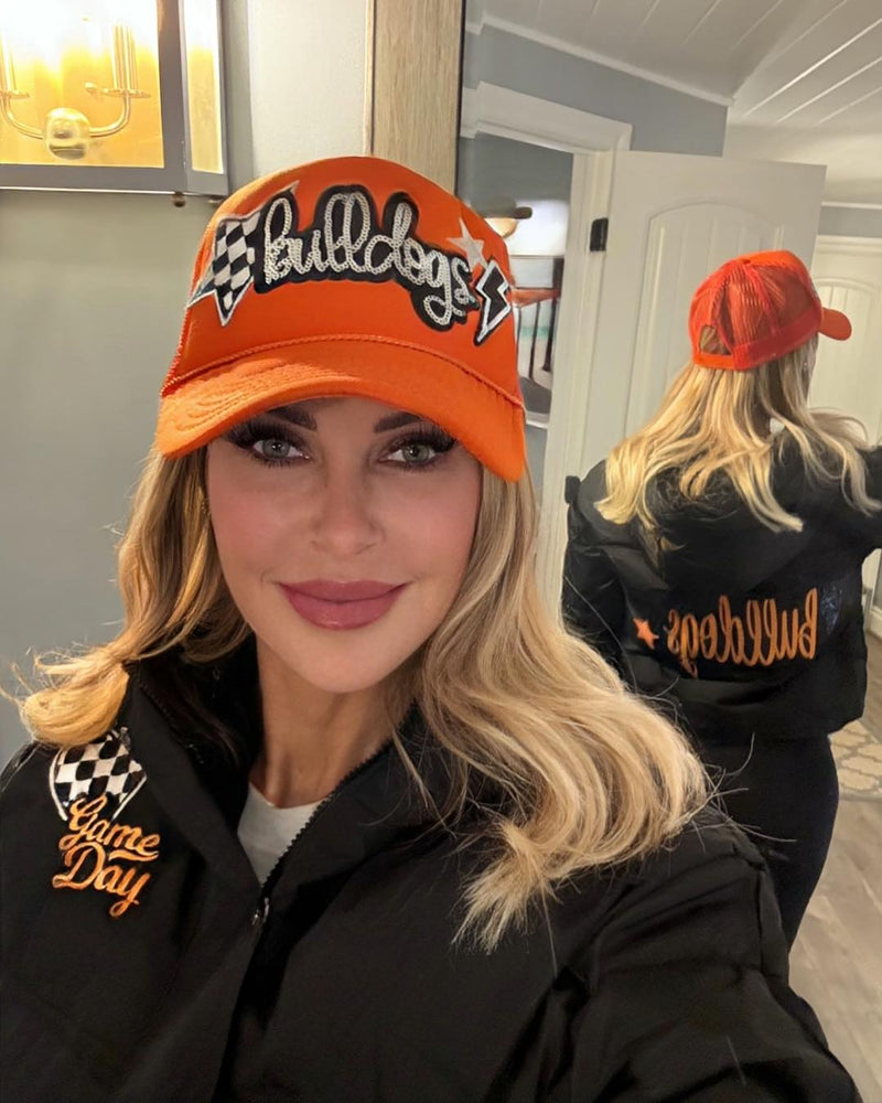 Orange Bulldogs Hat