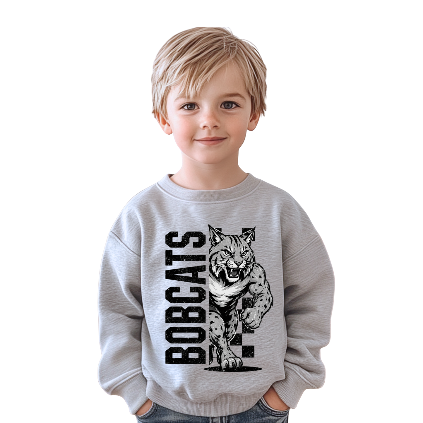 Bobcats Retro Crewneck or Tee