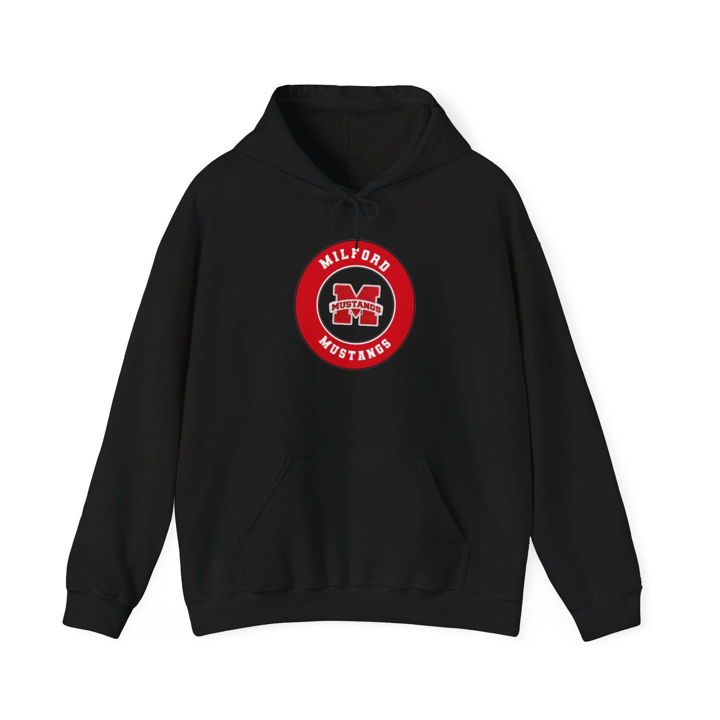 Milford Mustangs Circle Logo Hoodie