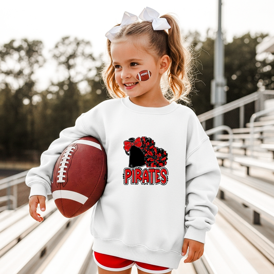 Pirates Youth Cheer/Pom Crewneck