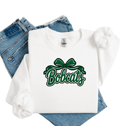 Bobcats Bow Crewneck