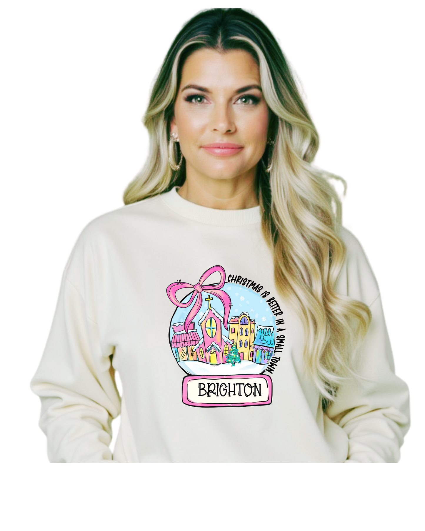 Small Town Christmas Snow Globe