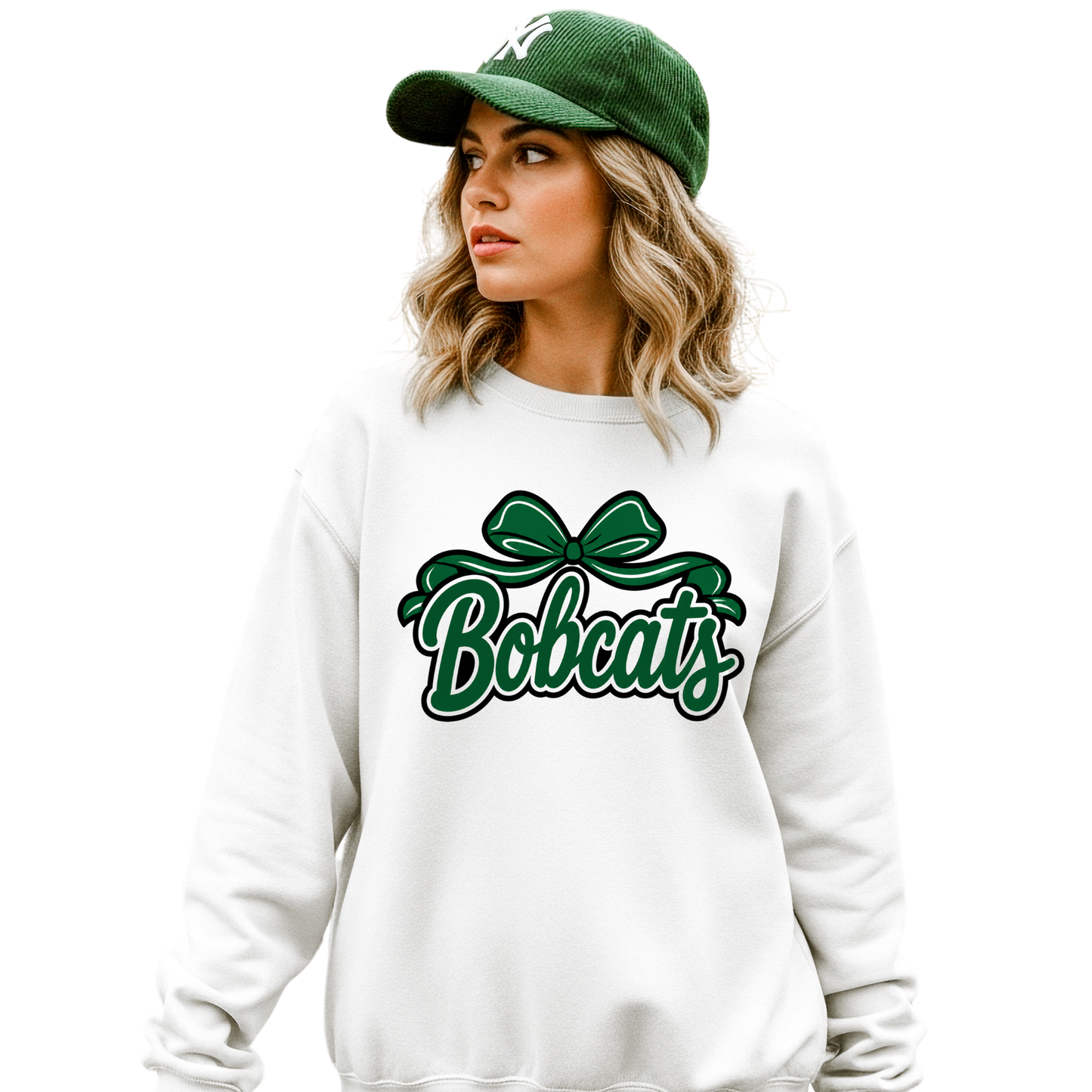 Bobcats Bow Crewneck