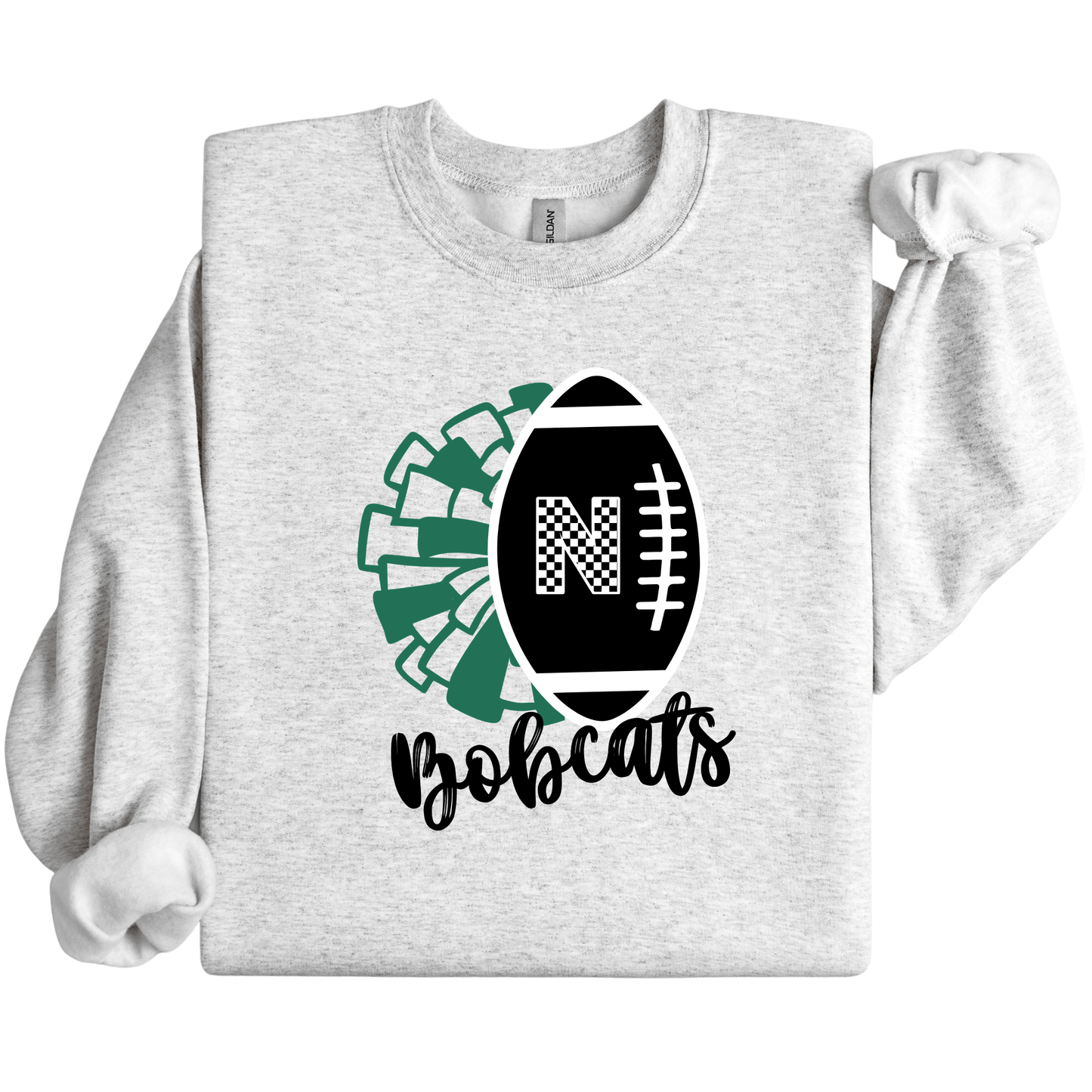 Bobcats Football & Cheer Crewneck