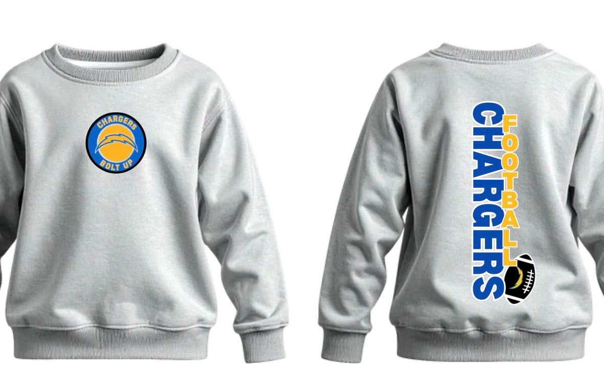 Chargers Crewneck - Football & Cheer