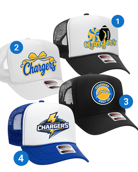 Commerce Chargers Trucker Hats