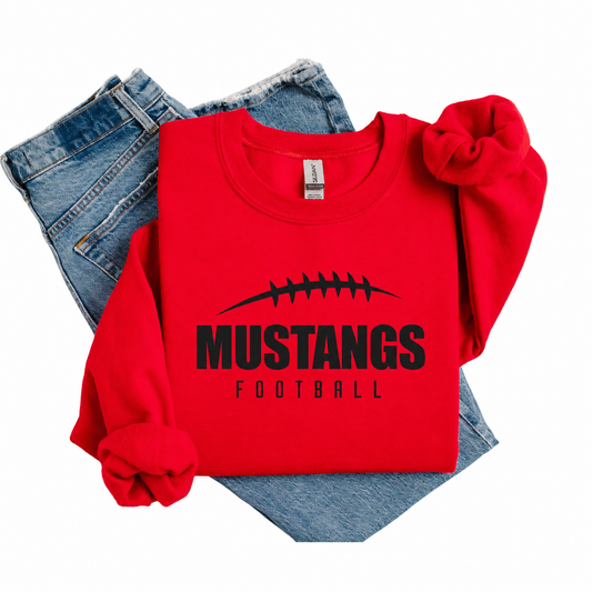 Mustangs Football Unisex Crewneck Sweatshirt
