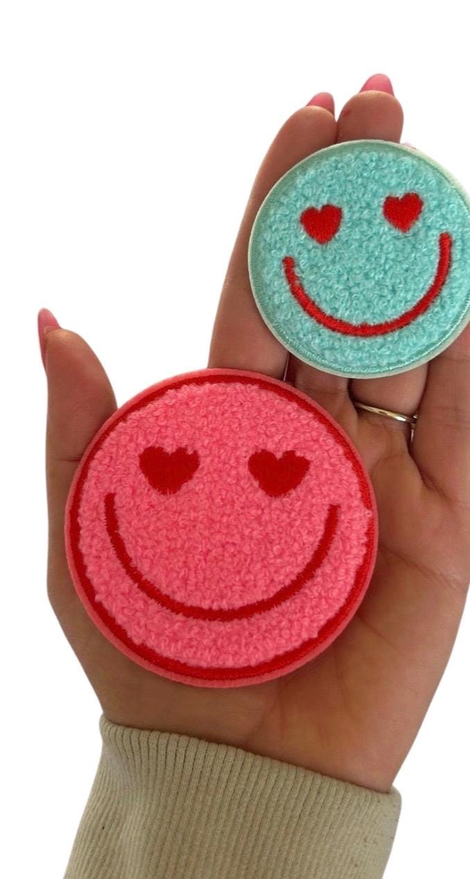 Smiley Face Patches - Assorted Filler Patches -  DIY Hat Bar Patches - Backpack Patches - Filler Patches - Smile Patch - Iron On Smiley